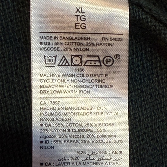 Old Navy Women's Dark Green Open Front Cardigan (XL) - Picture 7 of 7